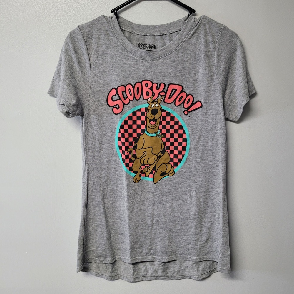 Scooby Doo Womens Heather Gray Graphic T-Shirt Small JT17028